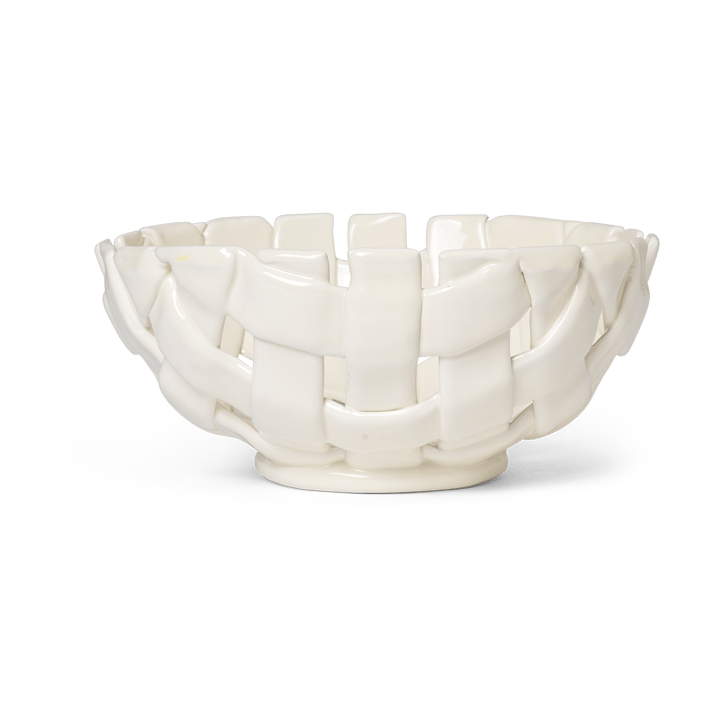 Plait kom Ø24 cm - Off white - ferm LIVING