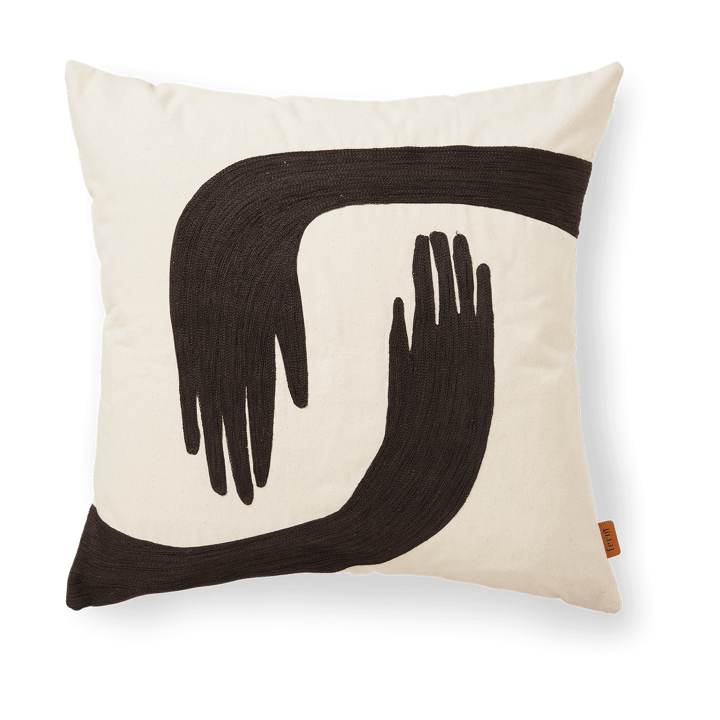 Pose kussen 50x50 cm - Coffee-undyed - Ferm Living