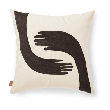 Pose kussen 50x50 cm - Coffee-undyed - ferm LIVING