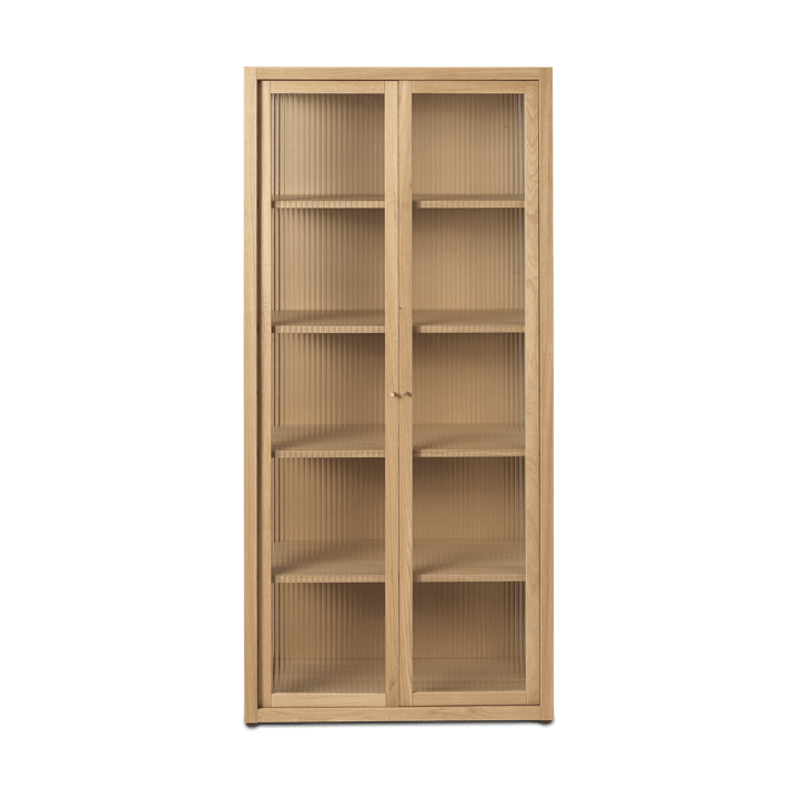 Reed vitrinekast 70x155 cm - Natural oak - ferm LIVING