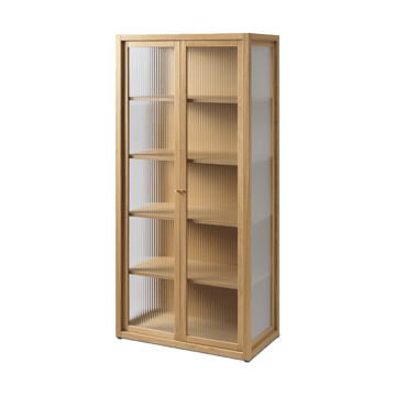 Reed vitrinekast 70x155 cm - Natural oak - ferm LIVING