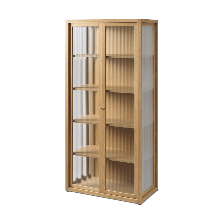 Reed vitrinekast 70x155 cm - Natural oak - ferm LIVING