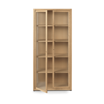 Reed vitrinekast 70x155 cm - Natural oak - ferm LIVING