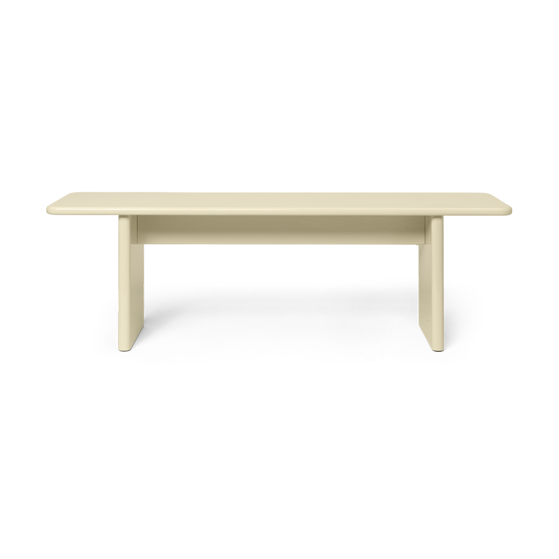 ferm LIVING Rink bankje 140 cm Eggshell