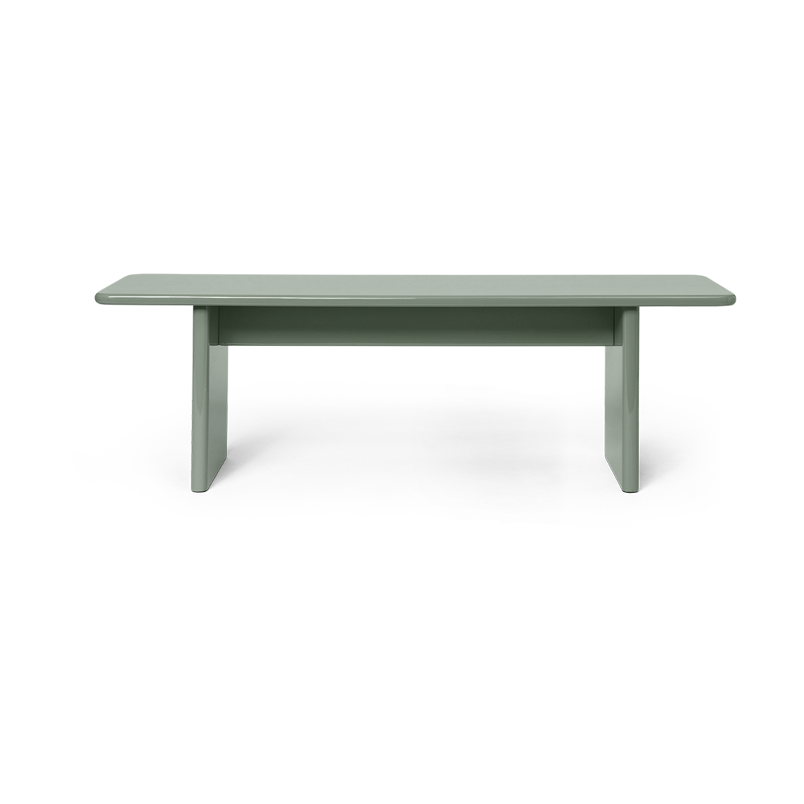 ferm LIVING Rink bankje 140 cm Tea green