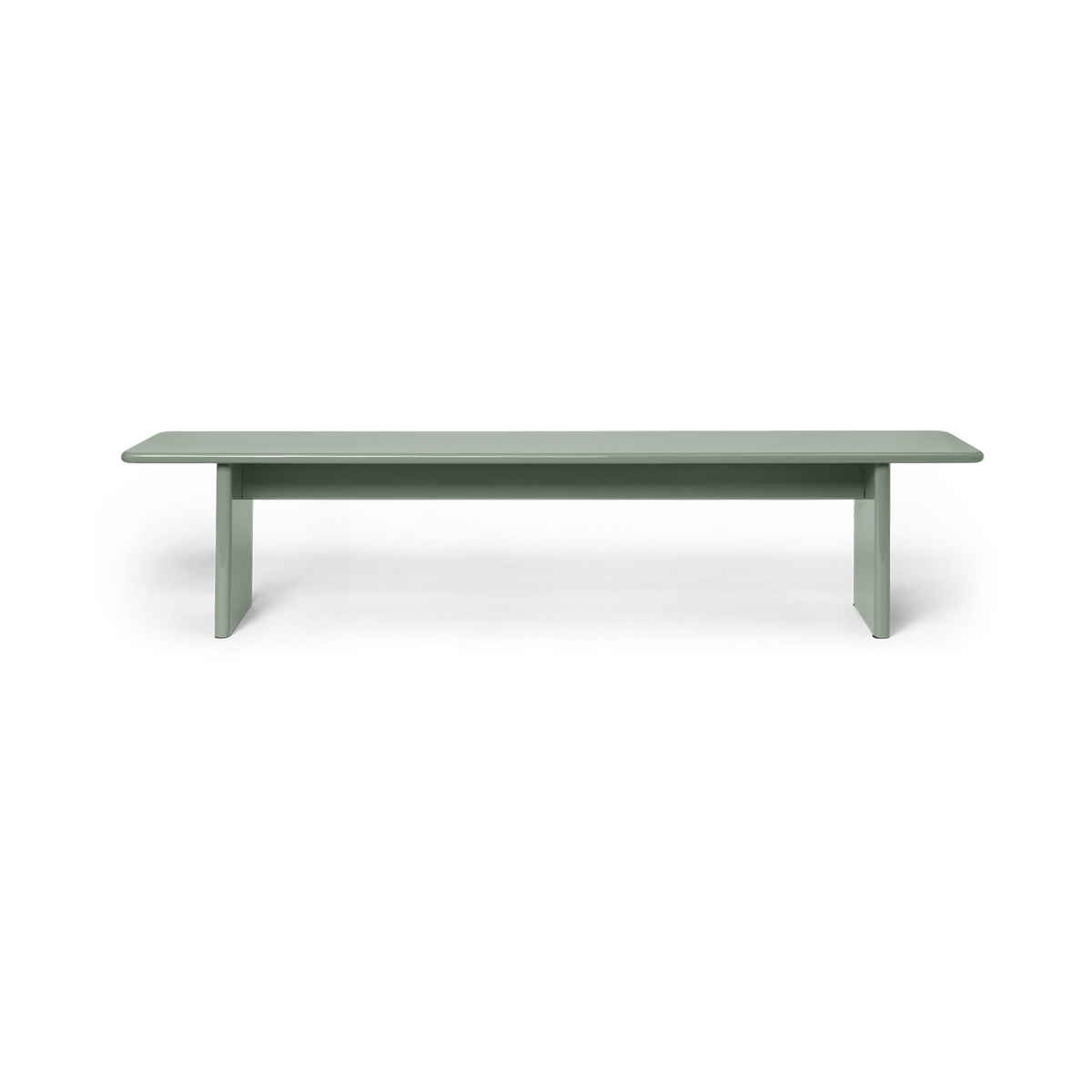 ferm LIVING Rink bankje 200 cm Tea green