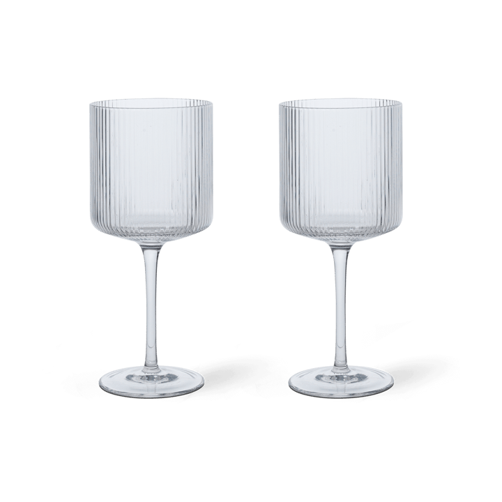 Ripple rodewijnglas 32,5 cl 2-pack - Clear - ferm LIVING