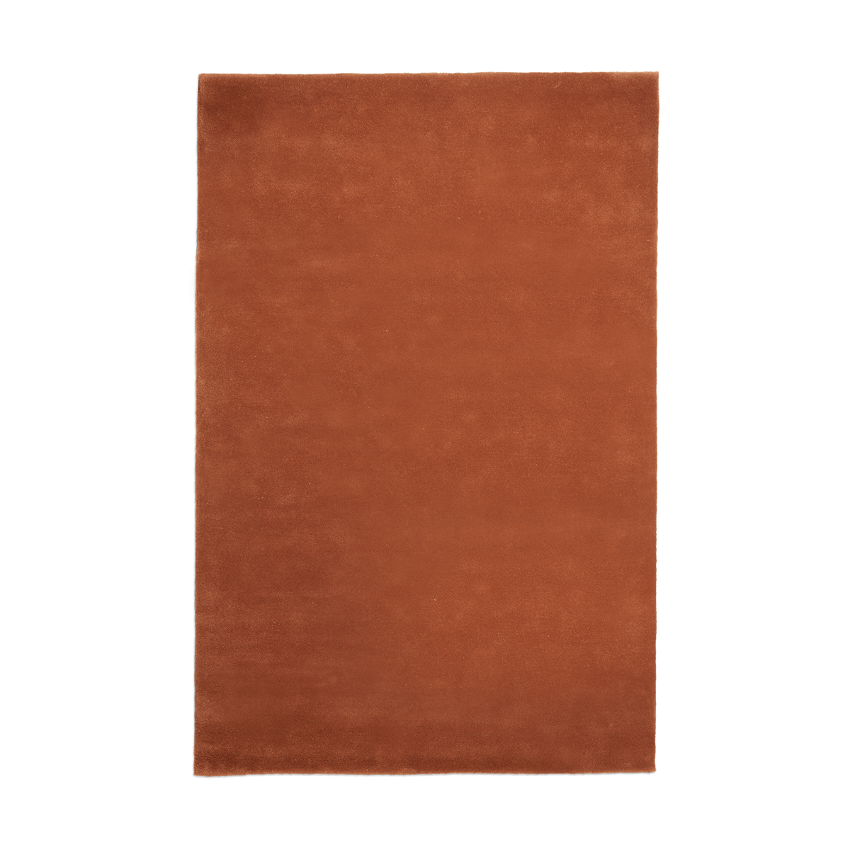 ferm LIVING Stille getuft vloerkleed Red brown, 160x250 cm