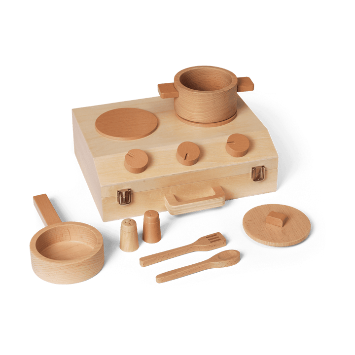 Toro Suitcase Kitchen kookset voor kinderen - Natural - ferm LIVING