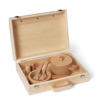 Toro Suitcase Kitchen kookset voor kinderen - Natural - ferm LIVING