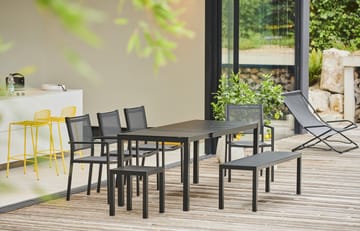 Aria uitschuifbare eettafel 140-200 cm - Black - Fiam