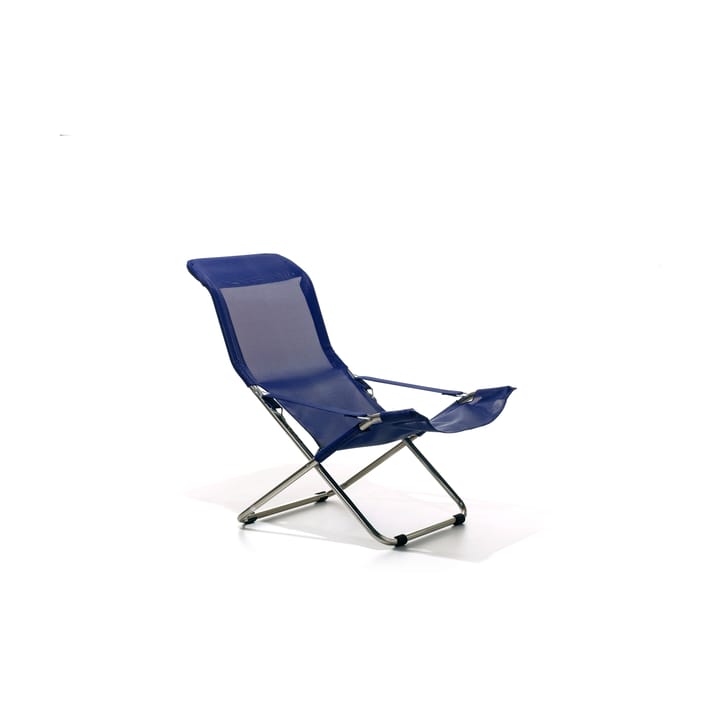 Fiesta Soft zonnestoel - stof navy, aluminium frame - Fiam