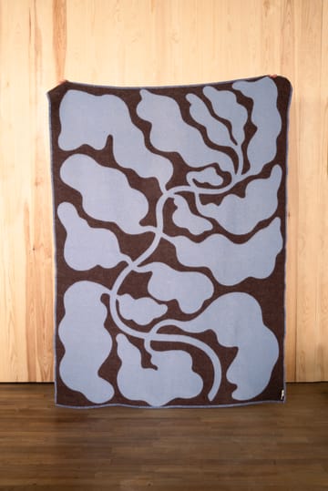 Leaves deken 130x180 cm - Blue-brown - Fine Little Day