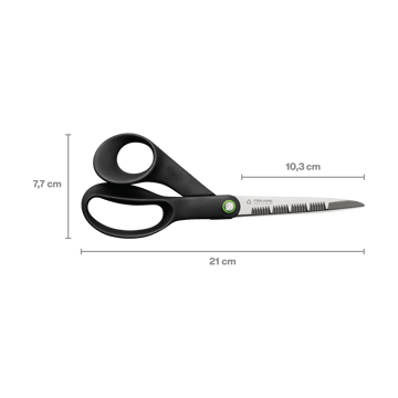 Functional Form keukenschaar 21 cm - Zwart - Fiskars