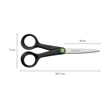 Functional Form universele schaar 17 cm - Zwart - Fiskars