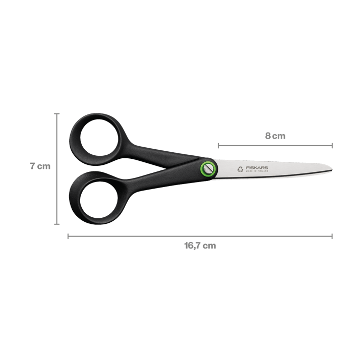 Functional Form universele schaar 17 cm, Zwart Fiskars