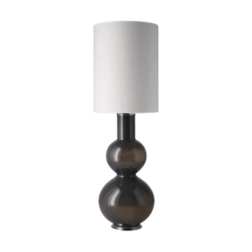 Augusta tafellamp grijze lampvoet - Babel Beige L - Flavia Lamps