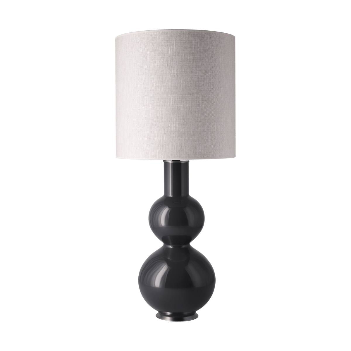 Flavia Lamps Augusta tafellamp grijze lampvoet Babel Beige M