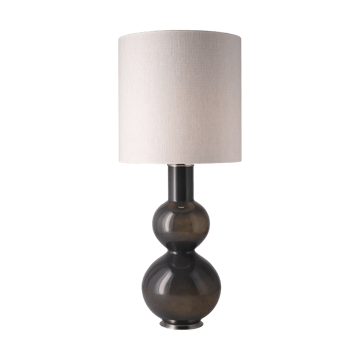 Augusta tafellamp grijze lampvoet - Babel Beige M - Flavia Lamps