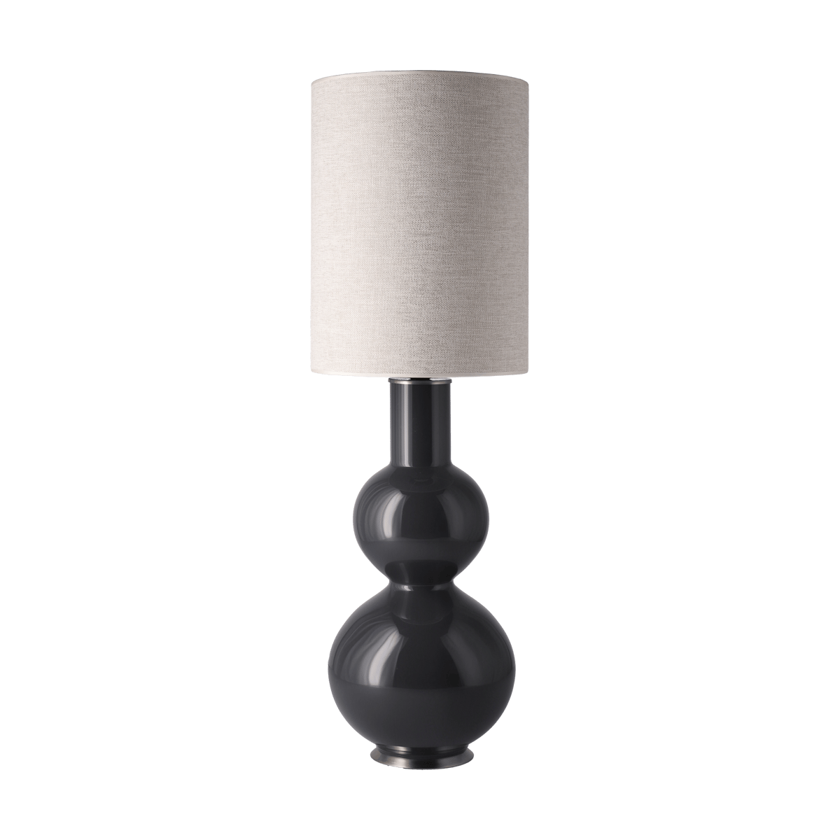 Flavia Lamps Augusta tafellamp grijze lampvoet London Beige L