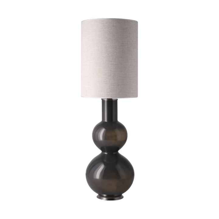 Augusta tafellamp grijze lampvoet - London Beige L - Flavia Lamps