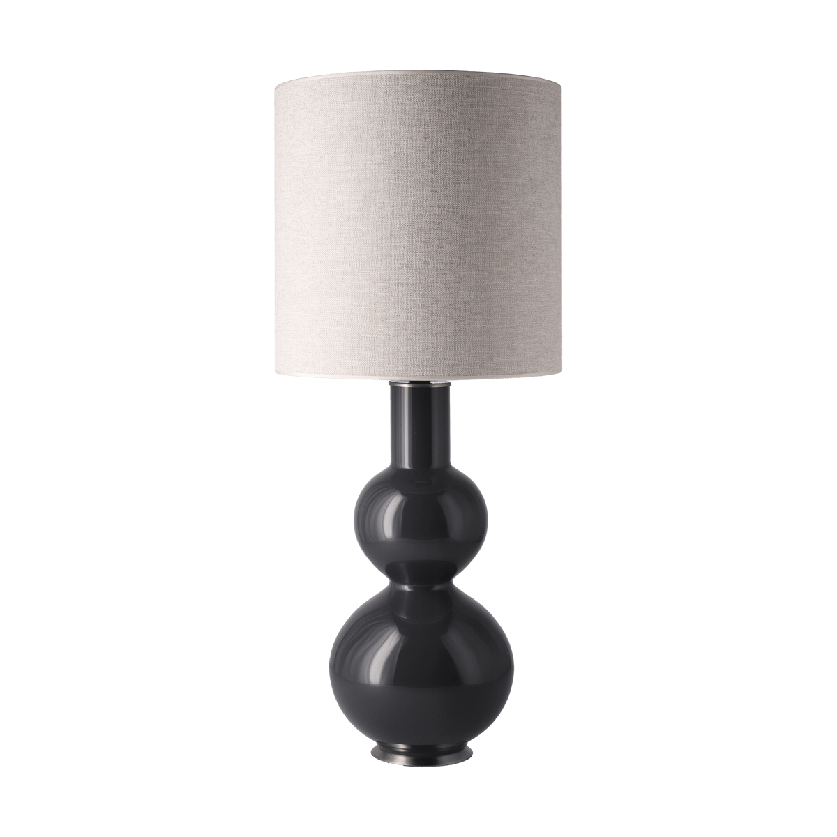 Flavia Lamps Augusta tafellamp grijze lampvoet London Beige M