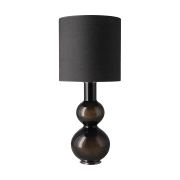 Augusta tafellamp zwarte lampvoet - Lino Negro M - Flavia Lamps