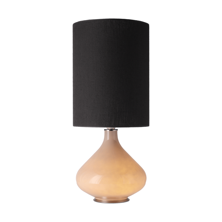 Flavia tafellamp beige lampvoet - Lino Negro L - Flavia Lamps