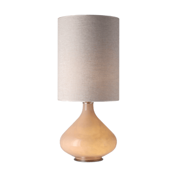 Flavia tafellamp beige lampvoet - London Beige L - Flavia Lamps