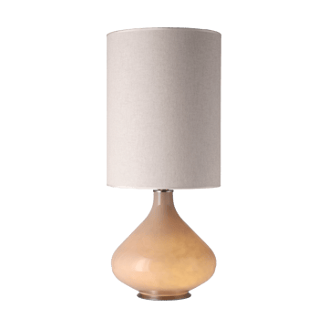 Flavia tafellamp beige lampvoet - Milano Tostado L - Flavia Lamps