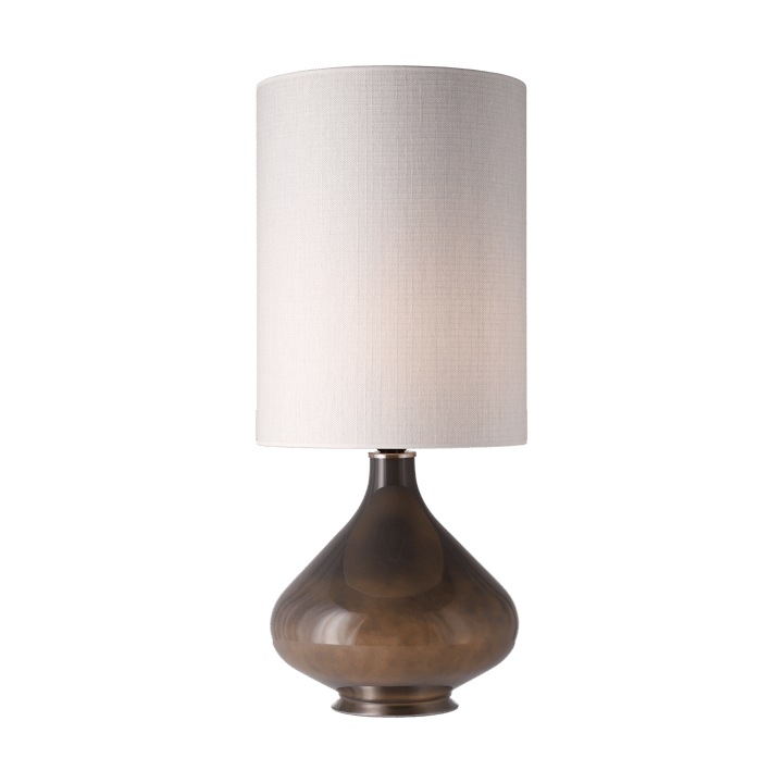 Flavia tafellamp grijze lampvoet - Babel Beige L - Flavia Lamps