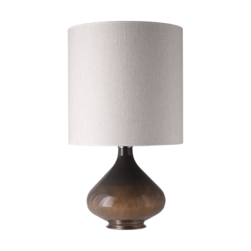 Flavia tafellamp grijze lampvoet - Babel Beige M - Flavia Lamps