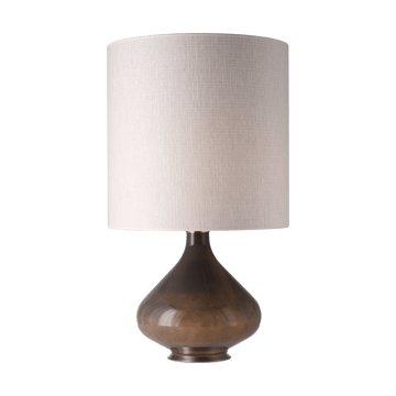 Flavia tafellamp grijze lampvoet - Babel Beige M - Flavia Lamps