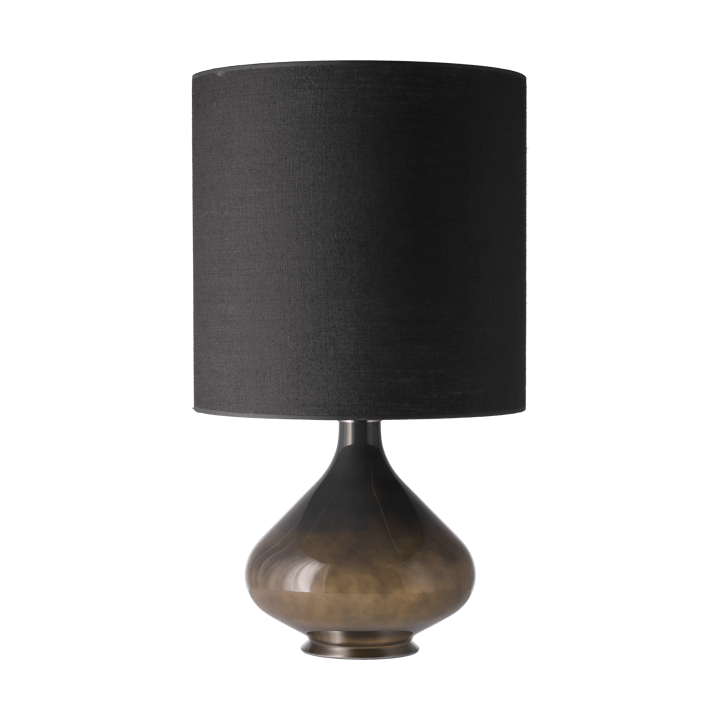 Flavia tafellamp grijze lampvoet - Lino Negro M - Flavia Lamps