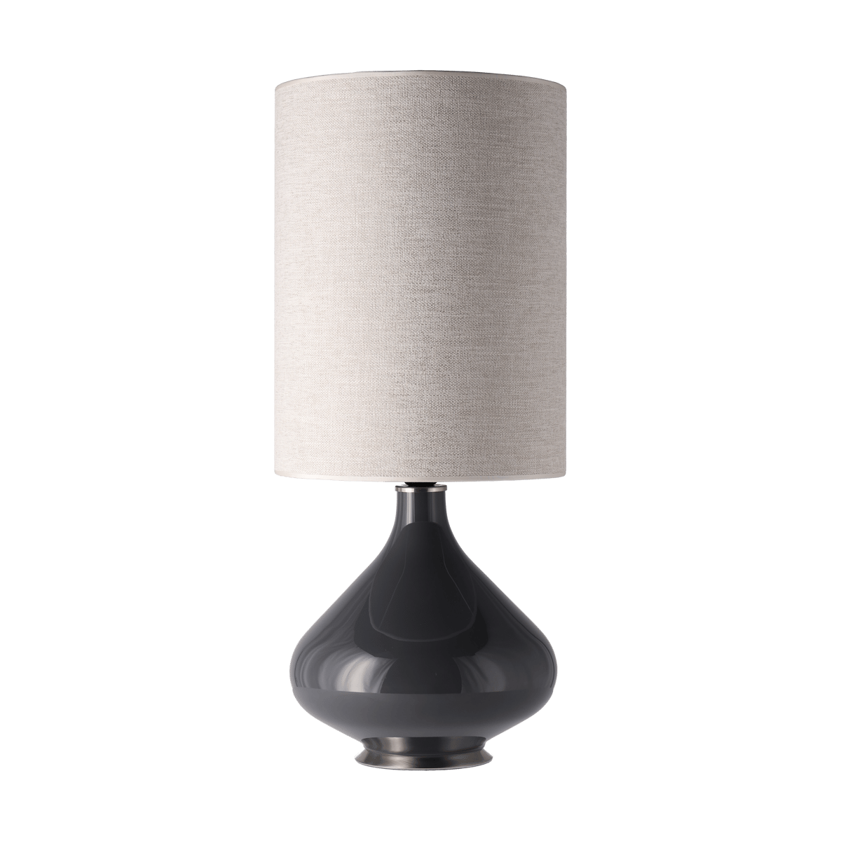 Flavia Lamps Flavia tafellamp grijze lampvoet London Beige L