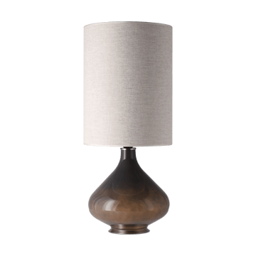 Flavia tafellamp grijze lampvoet - London Beige L - Flavia Lamps