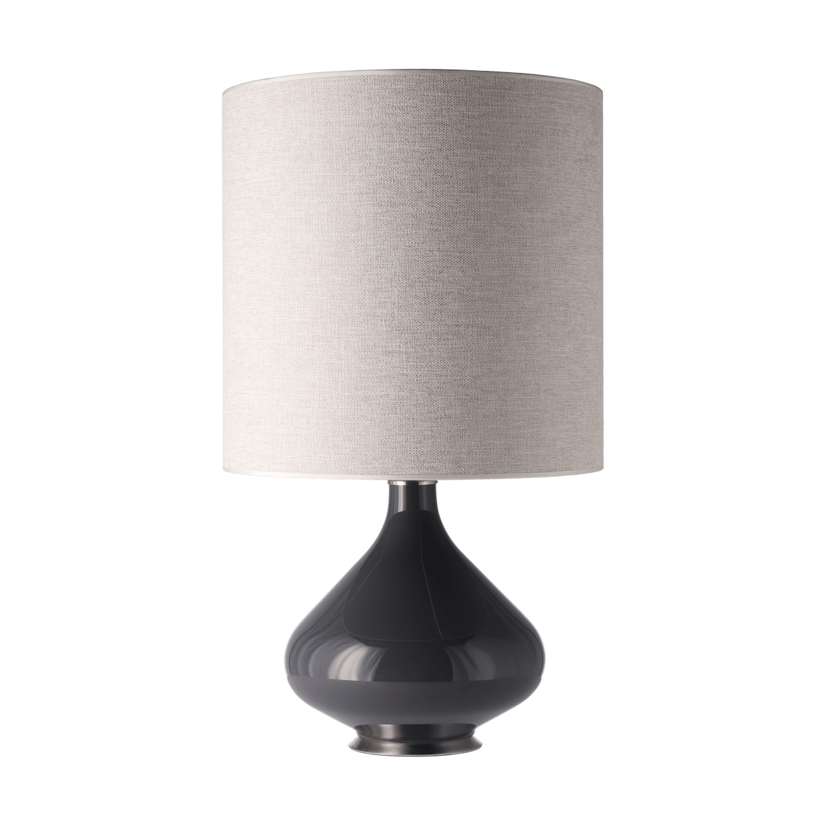 Flavia Lamps Flavia tafellamp grijze lampvoet London Beige M