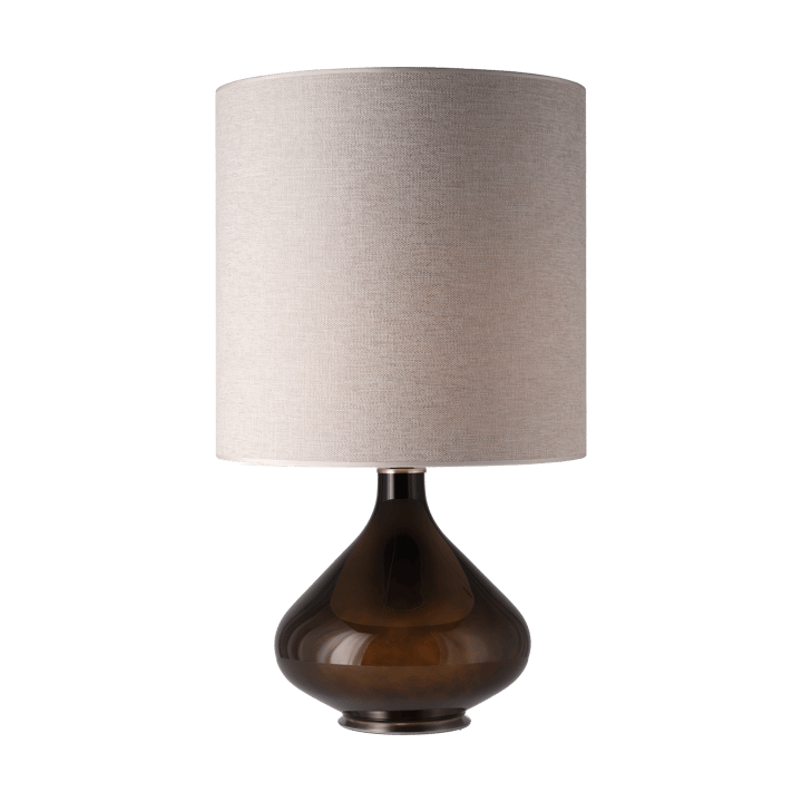 Flavia tafellamp zwarte lampvoet - London Beige M - Flavia Lamps