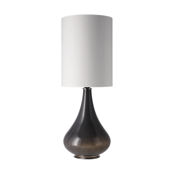 Renata tafellamp grijze lampvoet - Babel Beige L - Flavia Lamps