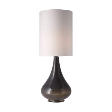 Renata tafellamp grijze lampvoet - Babel Beige L - Flavia Lamps