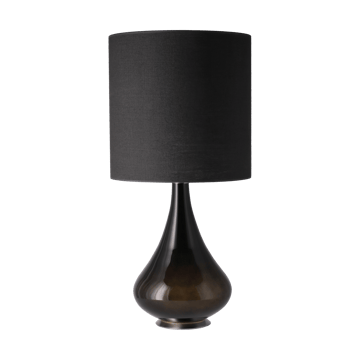 Renata tafellamp zwarte lampvoet - Lino Negro M - Flavia Lamps