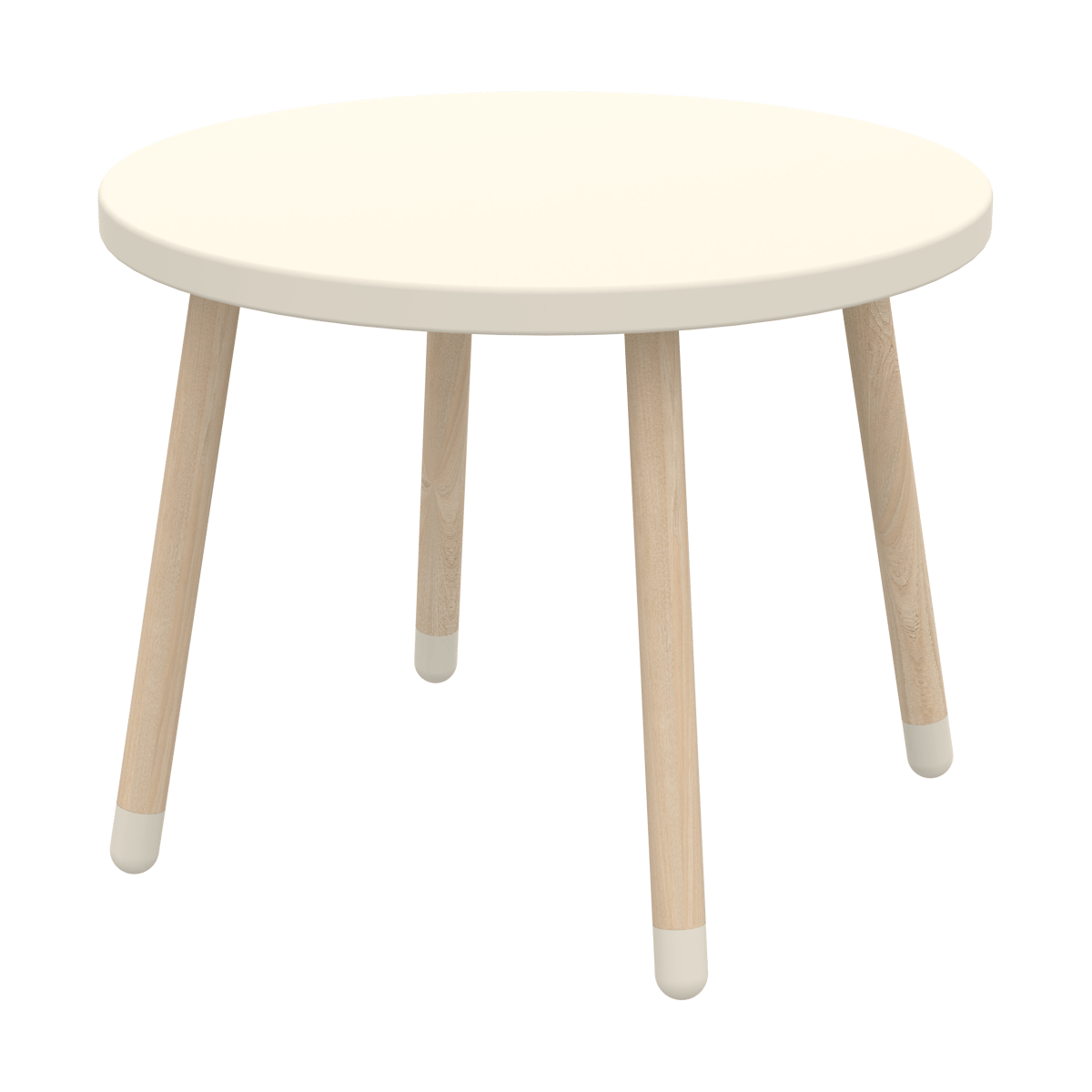 FLEXA Dots speeltafel Ø60 cm Cream