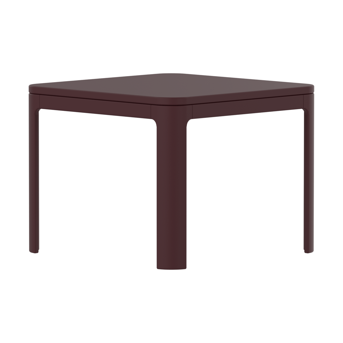 FLEXA Nova tafel 47x60x60 cm Pomegranate Plywood