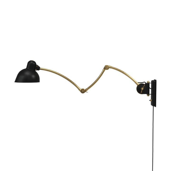 Kaiser Idell 6559-W wandlamp - Matt black-brass - Fritz Hansen