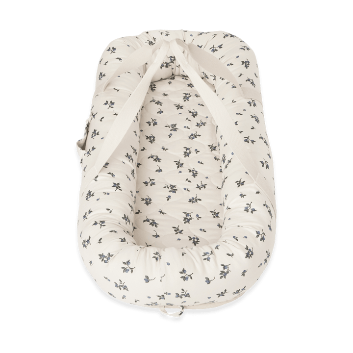 Blueberry satijnen gewatteerd babynest, 43x87x16 cm Garbo&Friends