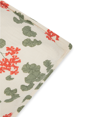 Pelargonium Muslin kussensloop - 50x60 cm - Garbo&Friends