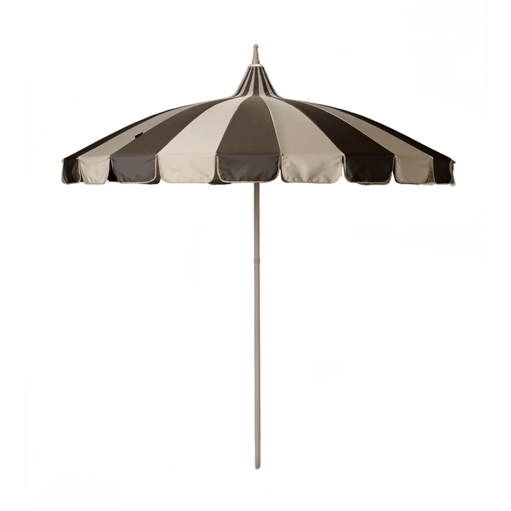 Garden Glory parasol - Beige-brown stripe - Garden Glory