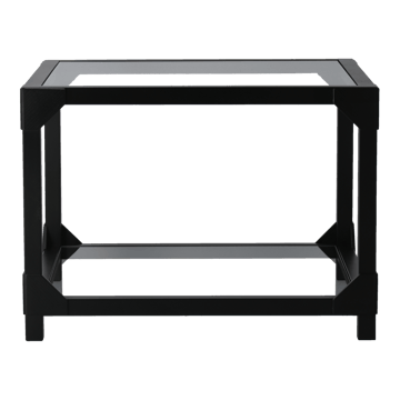 Bleck Salontafel 55x55 cm glas - Beuk-zwarte beits - Gärsnäs