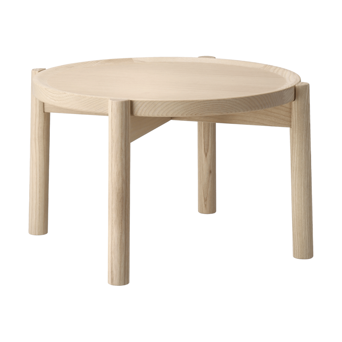 Gärsnäs Elna salontafel Essenhout-white-Ø40 cm