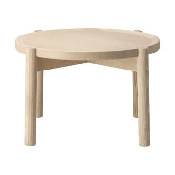 Elna salontafel - Essenhout-white-Ø40 cm - Gärsnäs